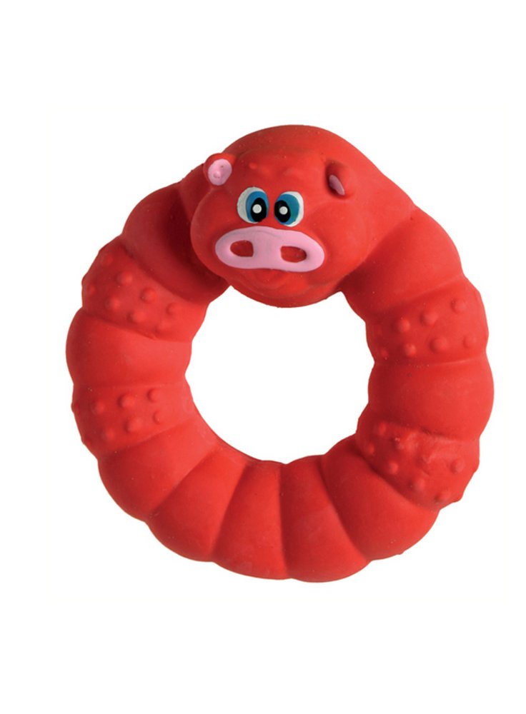 Assortimento 6 giochi per cani i latex maialino zolux