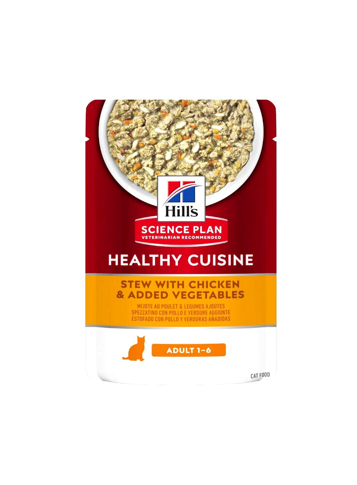 Hill's SP Feline Adult Healthy Cuisine Buste 12x80g