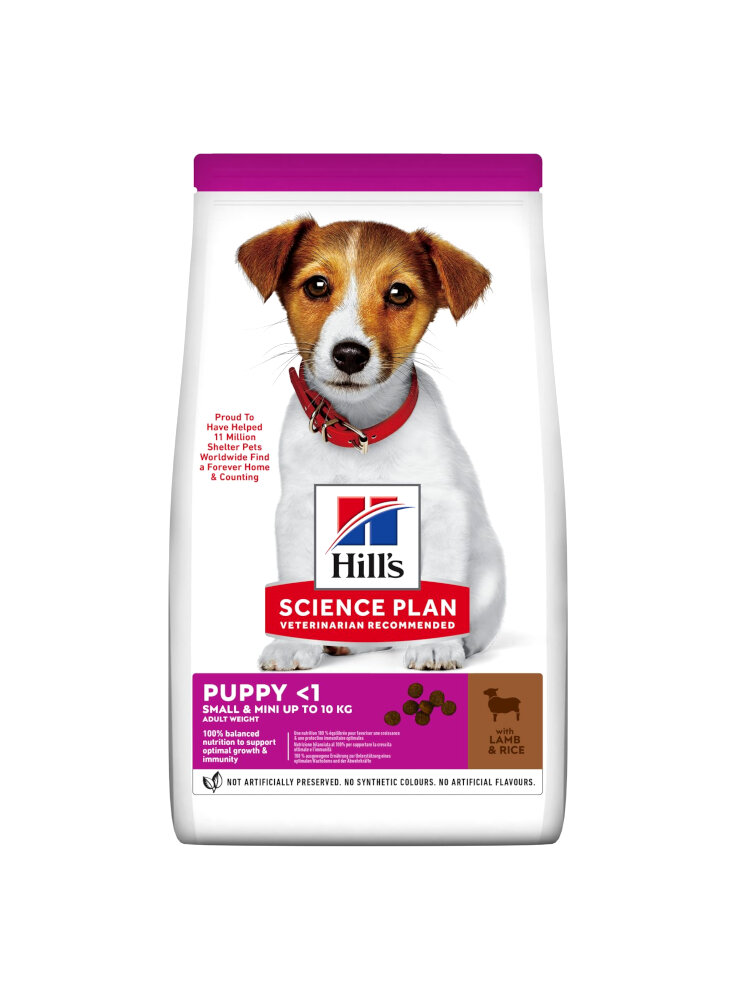 Hill's cane Puppy Small & Mini Agnello e riso
