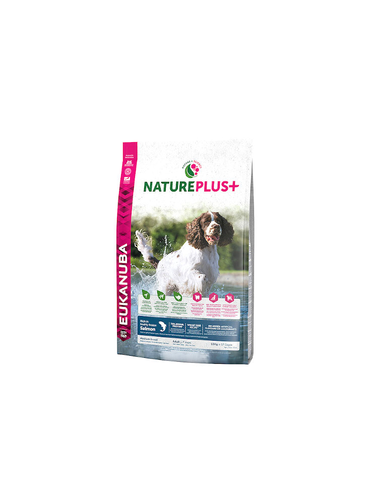 Eukanuba nature plus medium salmone