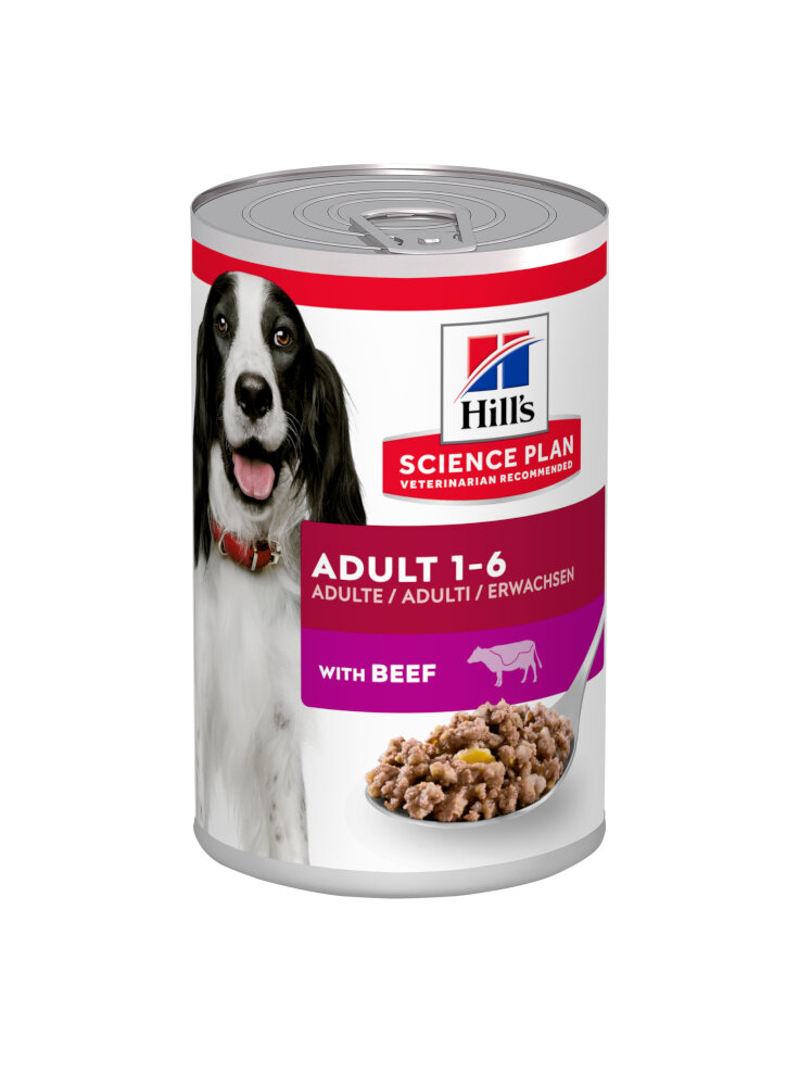 Hill's Science Plan ADULT ALIMENTO PER CANI con MANZO 370g