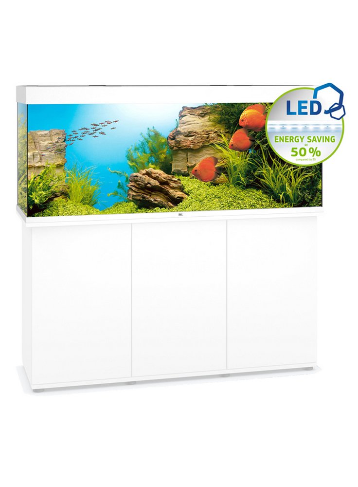 Acquario Juwel rio 450 a Led nero bianco darkwood