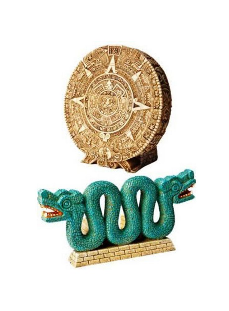 Decorazione snake+calendar antica civiltà