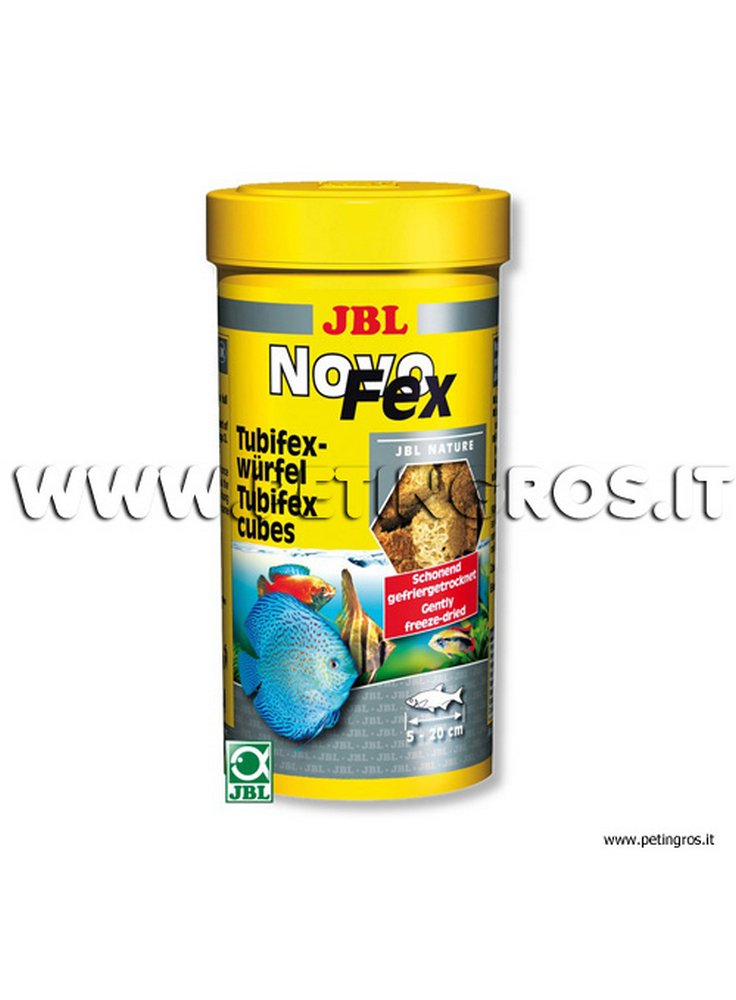 JBL Novo FEX Tubifex liofilizzati in cubetti