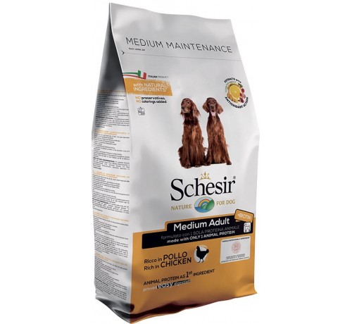 5100 SCHESIR DOG MED. MAIN. POLLO 12Kg - sacco rovinato