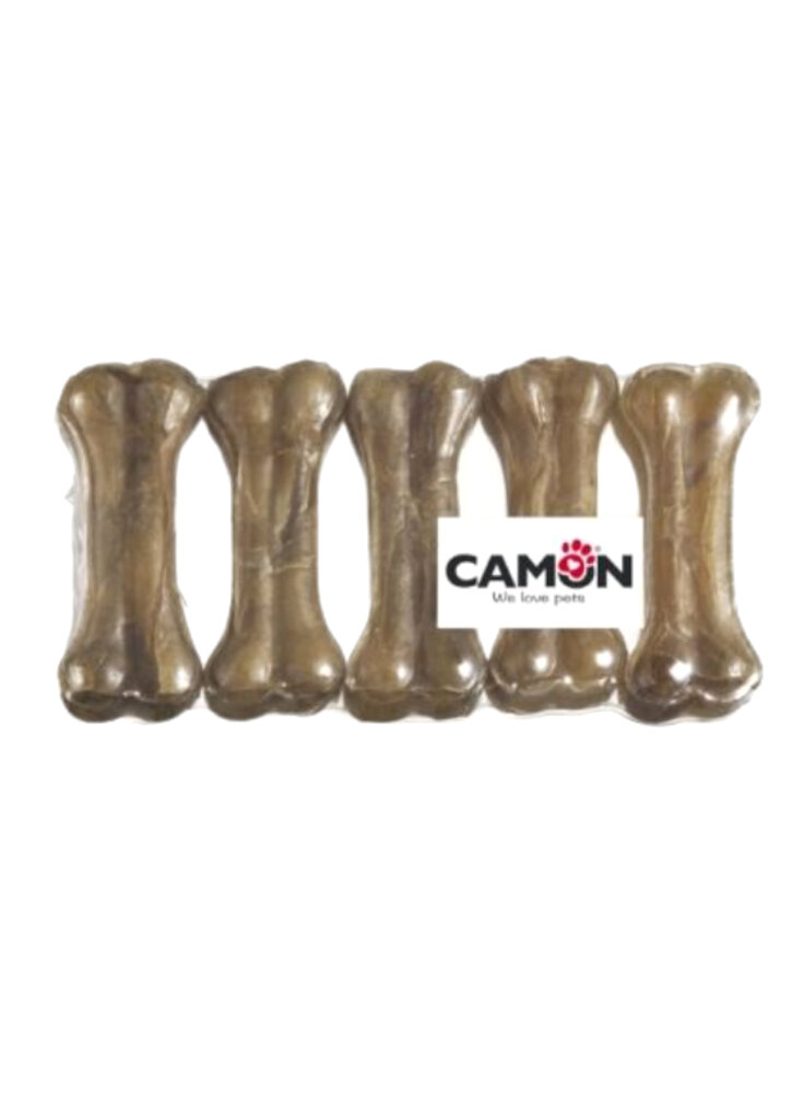 Camon osso in pelle bovina 8 cm conf. 5 pz