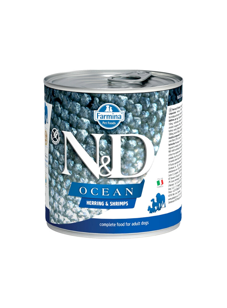 N&D DOG OCEAN ARINGA E GAMBERETTI