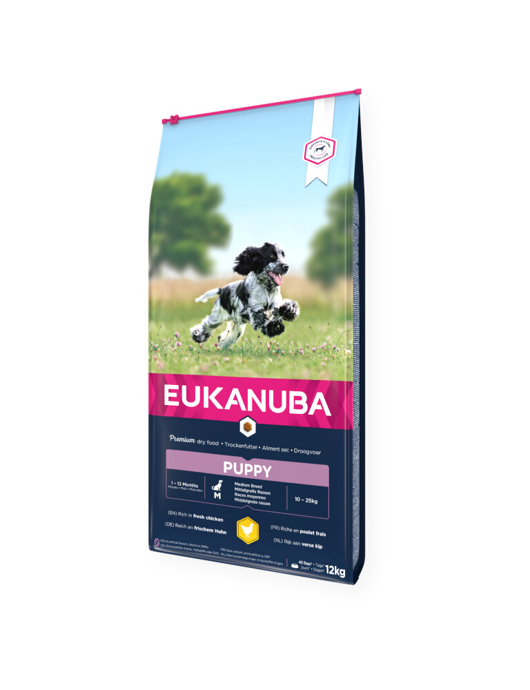 Eukanuba Dog Base Puppy Medium Breeds Chicken kg 12