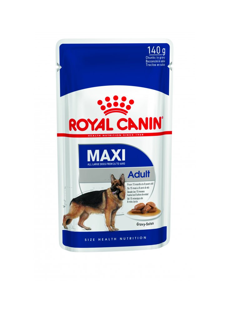 Maxi adult buste cane Royal Canin 140gr 3 + 1 omaggio