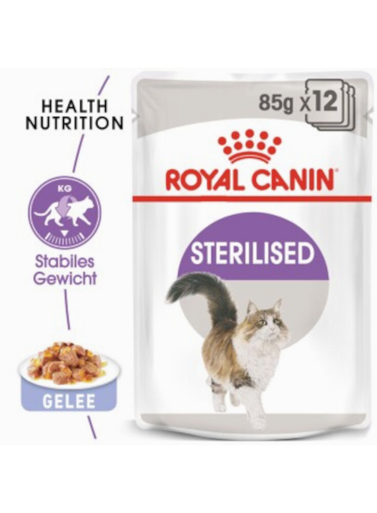 Sterilised buste gatto Royal Canin 12x85 gr