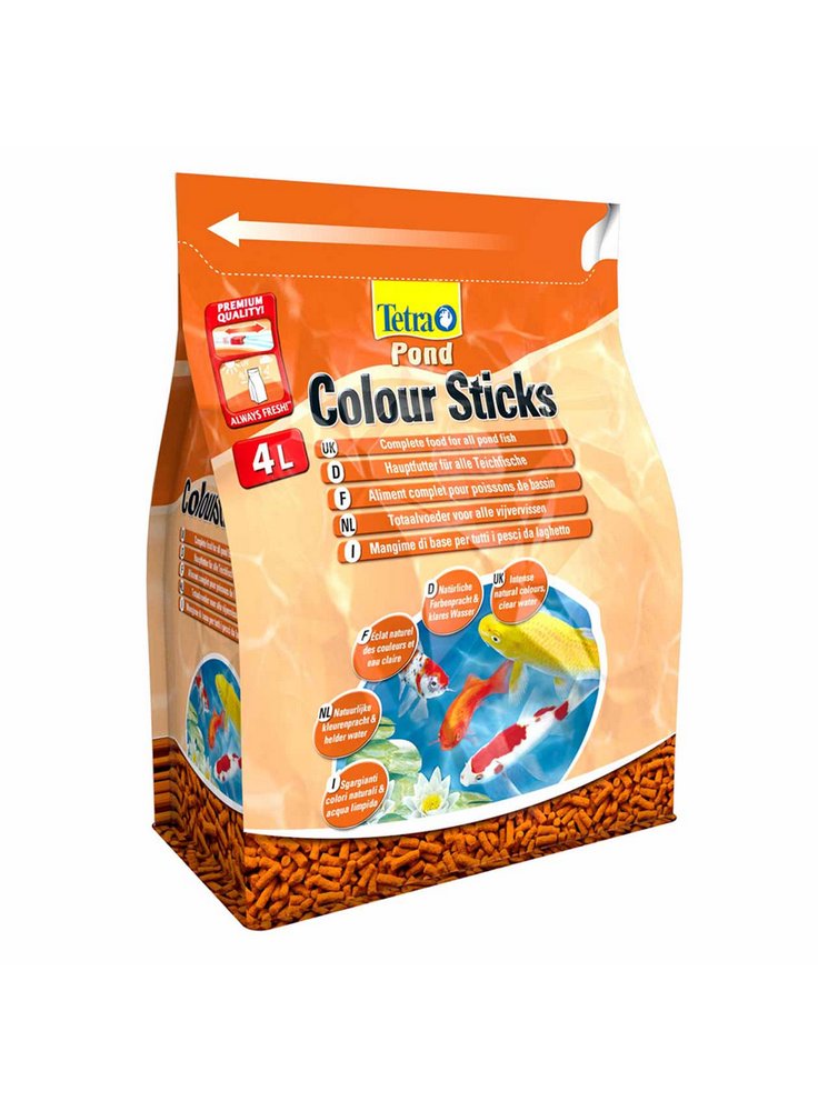 Tetra pond colour sticks mangime per pesci da laghetto