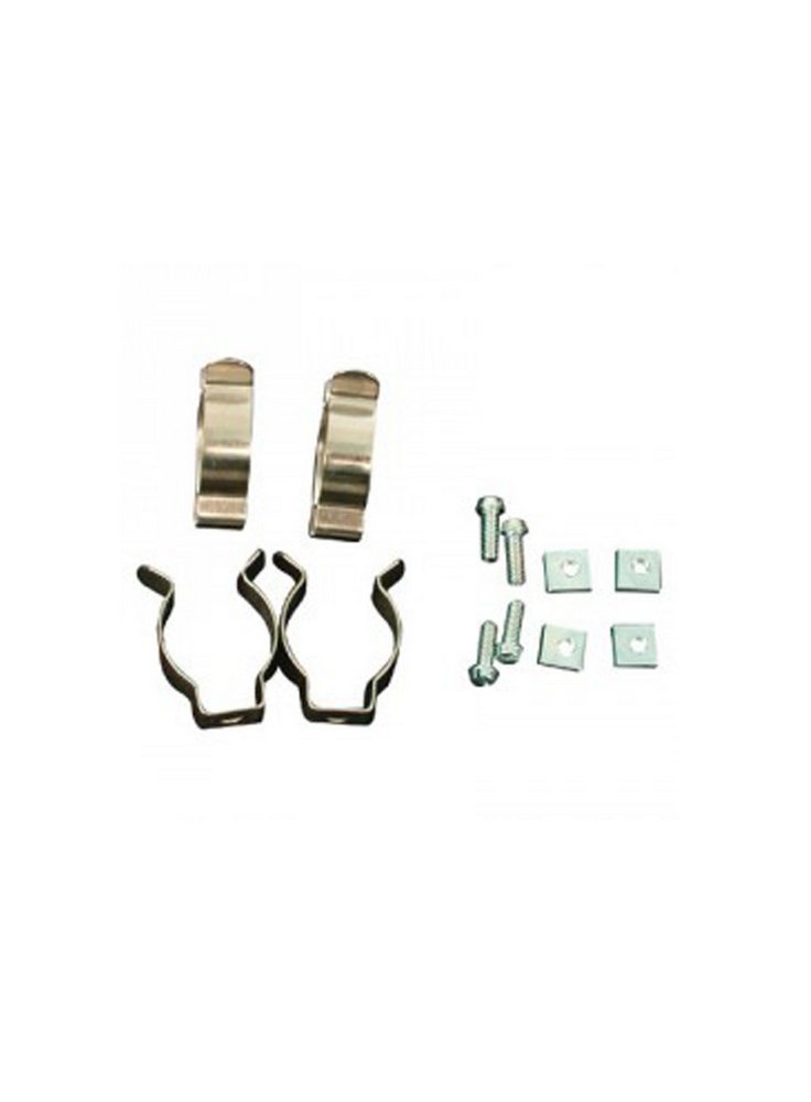 clip di fissaggio per neon t8 in acciao 4pz