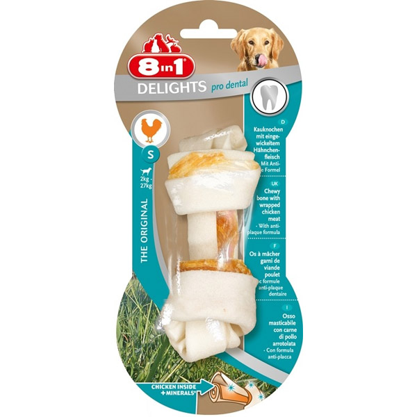 DENTAL Delights Ossa per Cani S 8in1