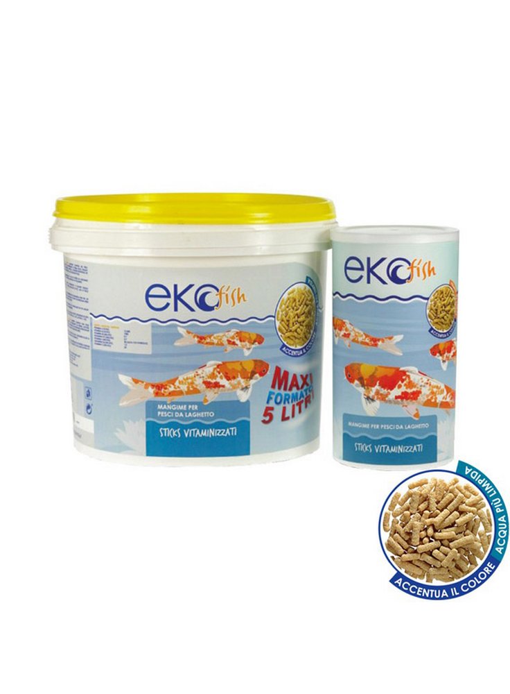 Ekofish mangime per pesci da laghetto color mix 35 Lt