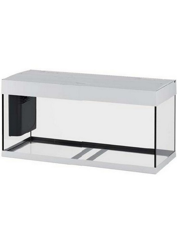 Acquario Dubai 80 led bianco con allestimento dolce + supporto nero 95x35x65h cm (AZ90)
