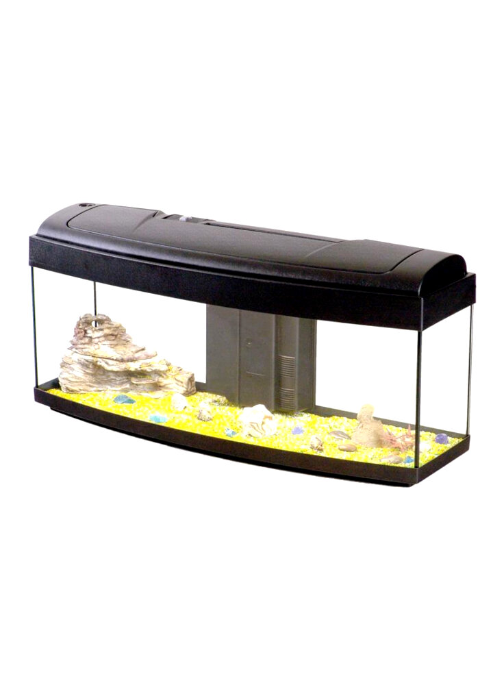 Acquario Image 80x30 cm LED con allestimento acquario dolce