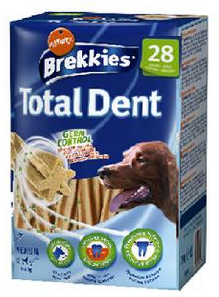 Brekkies dog snack total dent medium multipack 720 Gr