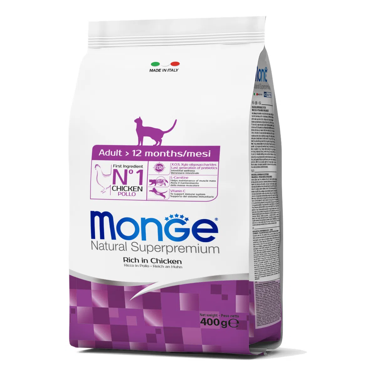 Monge-Adult-con-Pollo-per-Gatto-400g