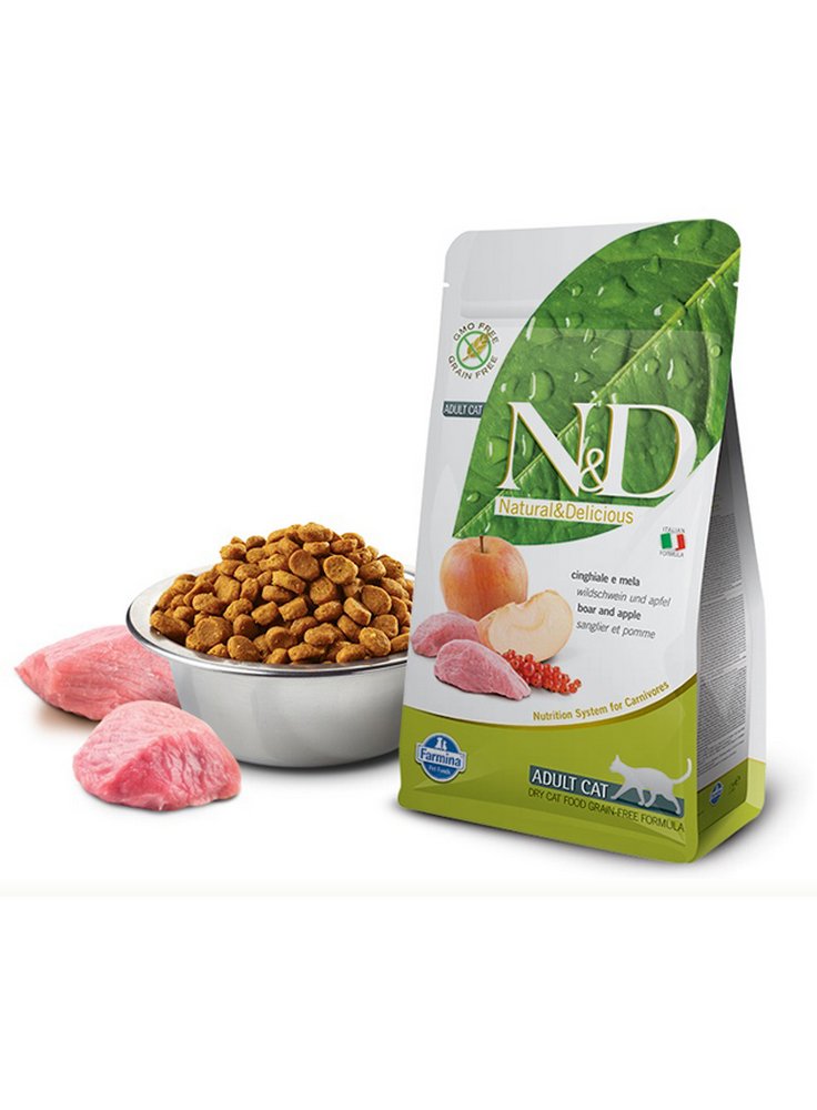 Farmina N&D gatto grain free cinghiale mela