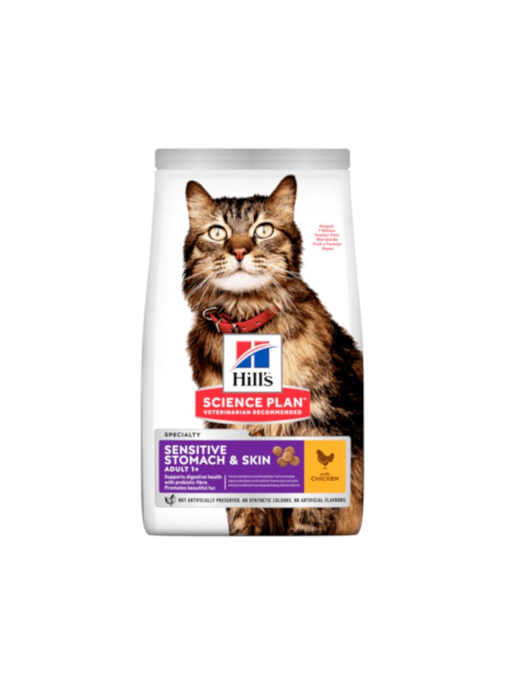 Hill's Gatti alimento per gatti adulti sensitive stomach&skin 1,5 kg
