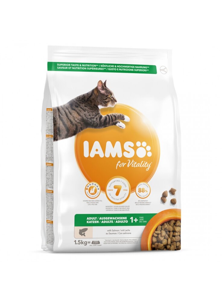 Iams Cat Base Adult All Breeds Salmone