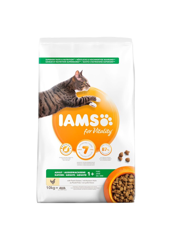 Iams Cat Base Adult All Breeds Pollo