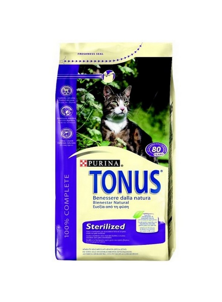 Purina tonus gatto crocchetta 3 in 1 kg 1,5