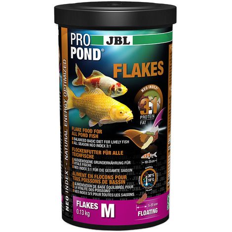 JBL Pond FLAKES mangime in fiocchi per pesci da laghetto