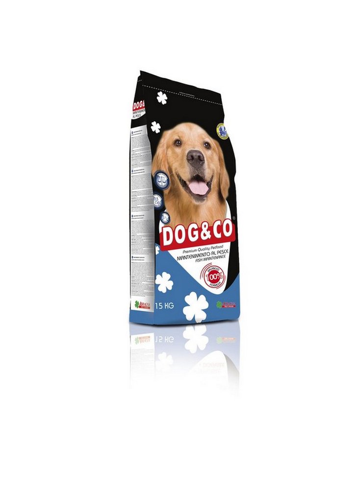 Dog & co Adult mantenimento al pesce kg 15