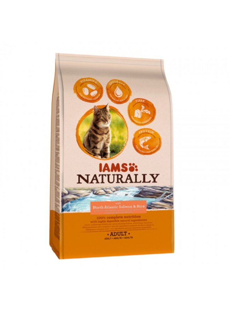 Iams Naturally Cat Adult All Breeds Salmon