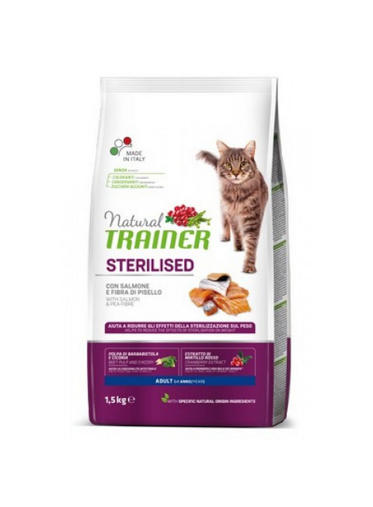 Trainer Natural Cat Adult Sterilised Salmone