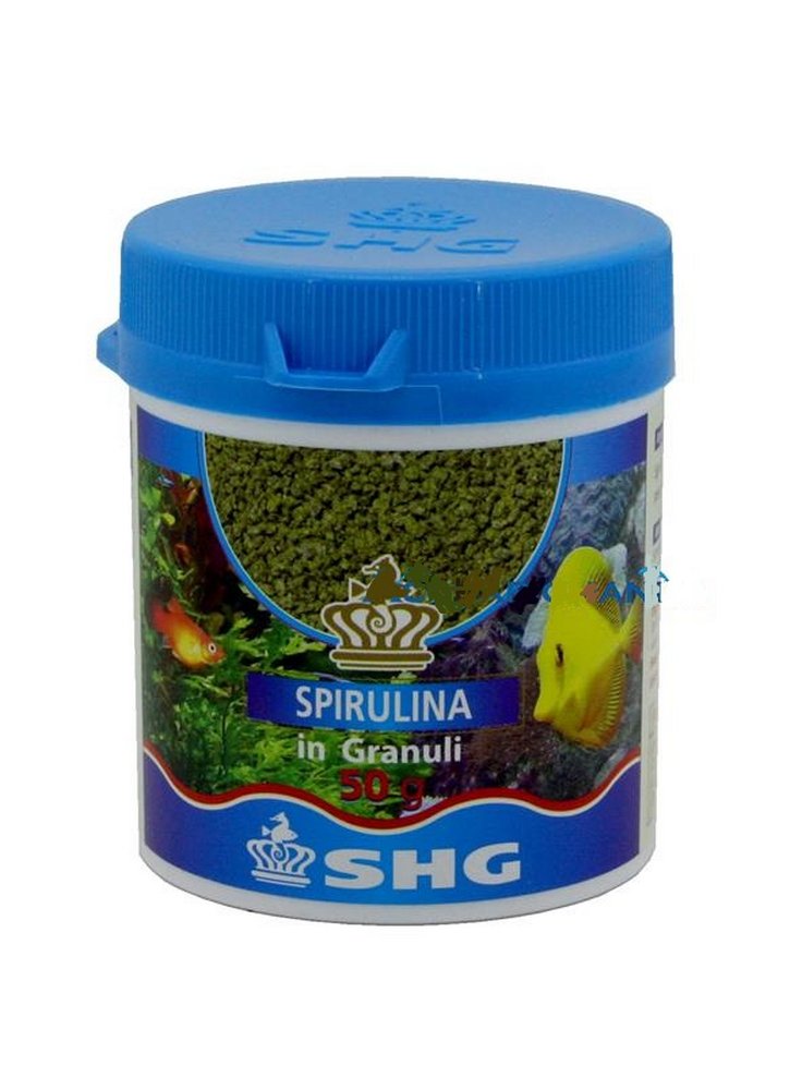 SHG spirulina in granuli per pesci marini e dolci 150 ml