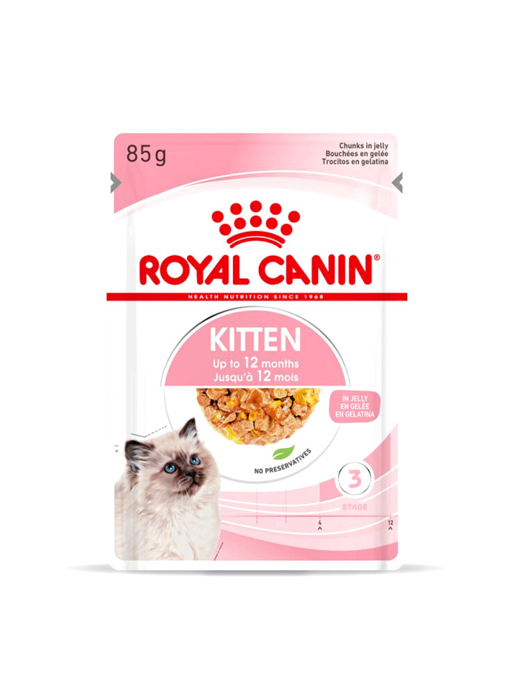 Kitten buste Gelatina Royal Canin 12x85 gr