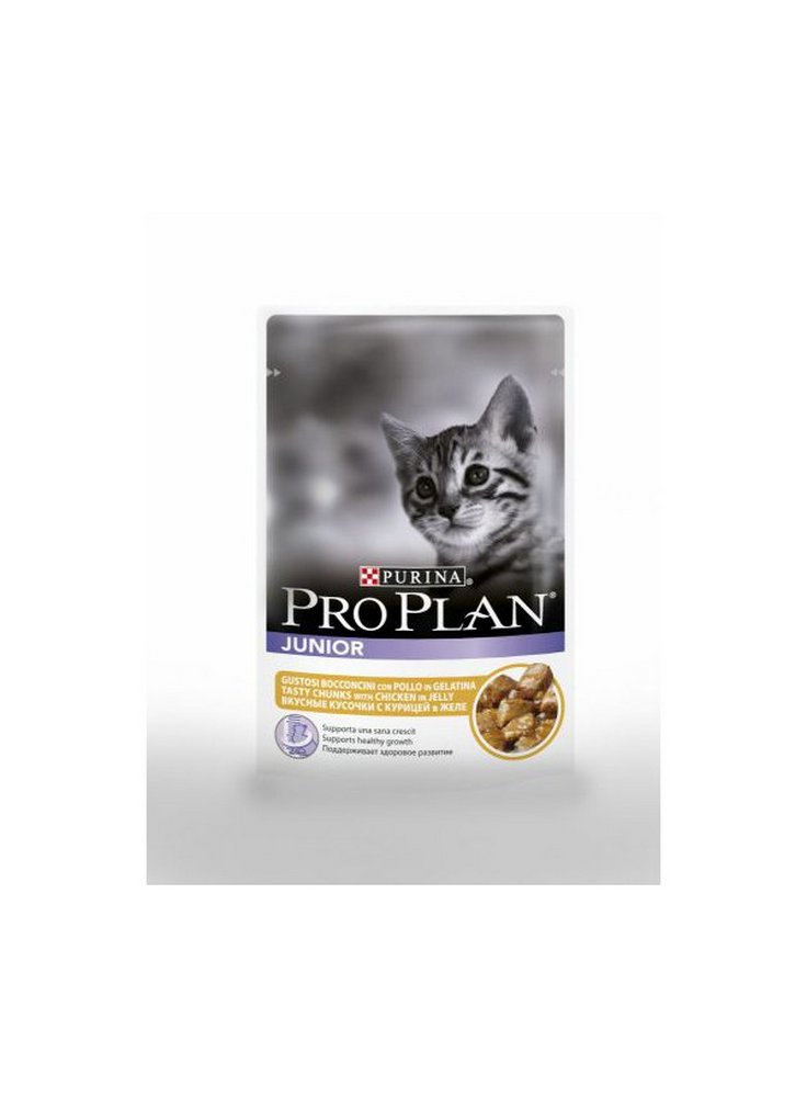 Purina Pro Plan Junior cat bustine in gelatina con pollo 85 gr