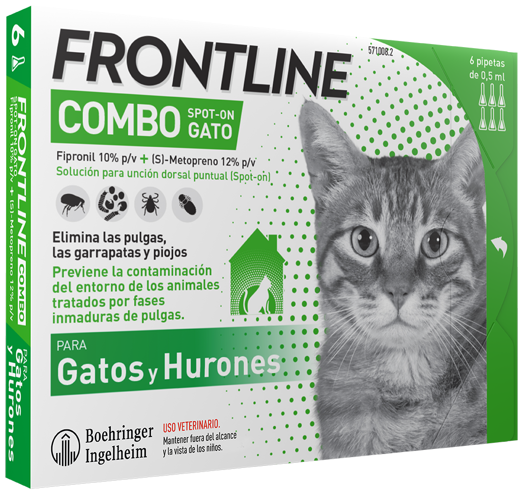 Antiparassitario per gatti Frontline combo Gatto 6 Fiale
