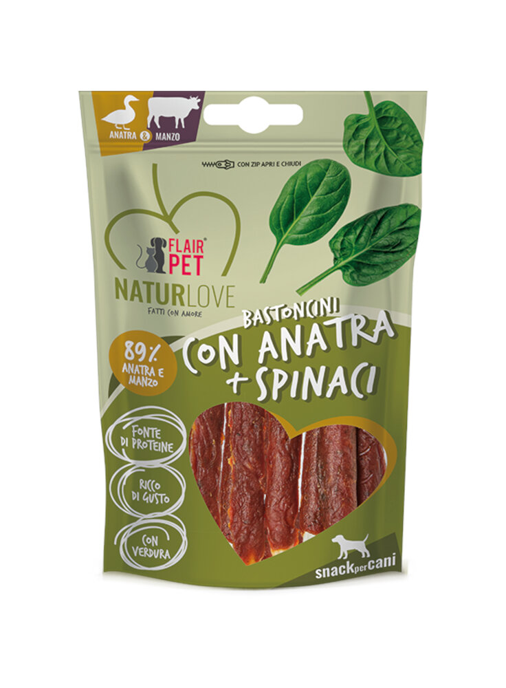 bastoncini-di-pelle-bovina-con-anatra-arrotolata-e-spinaci-snack-cane-70-gr