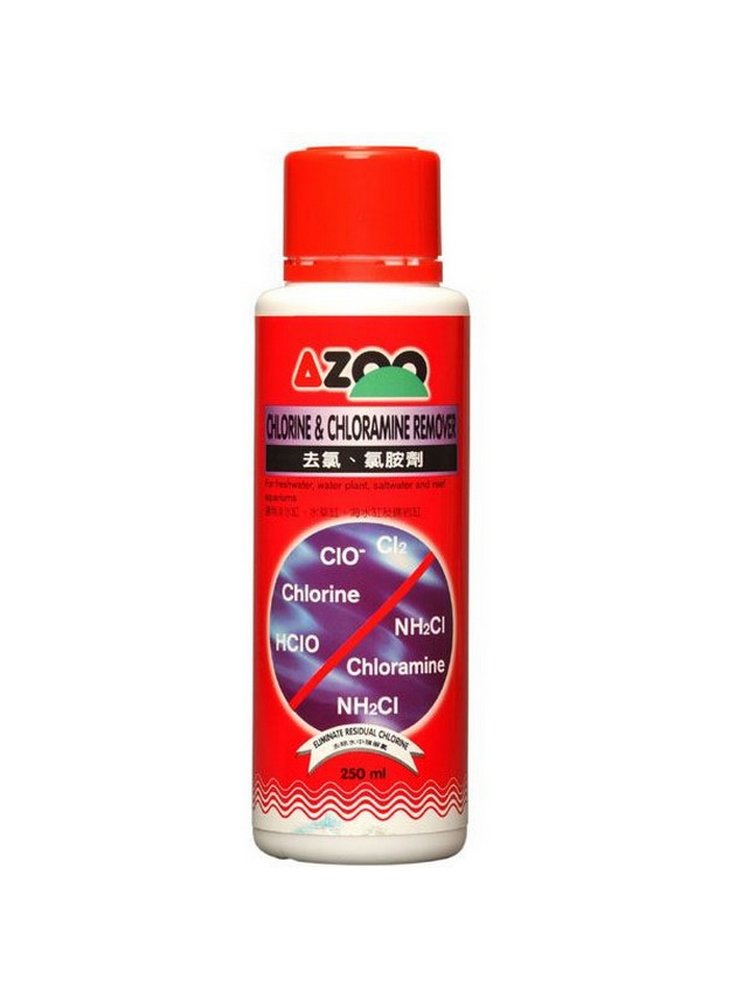 Azoo chlorine and chloramine remover per acquari 250ml