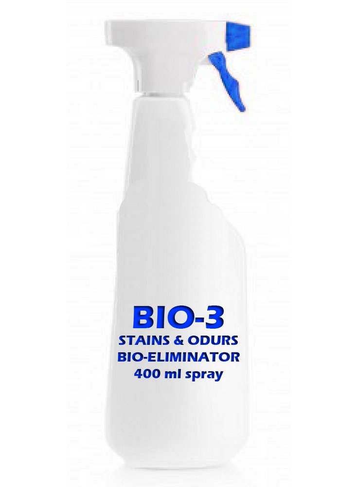 Detergente Spray Elimina Odori e macchie per Ambienti BIO-3 400ml