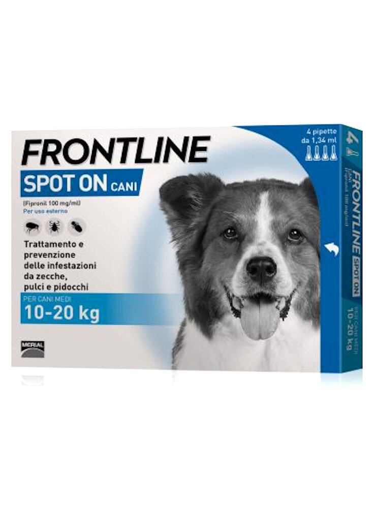 FRONTLINE SPOT-ON CANI MEDI 10-20KG 4 PIP 1,34 ML