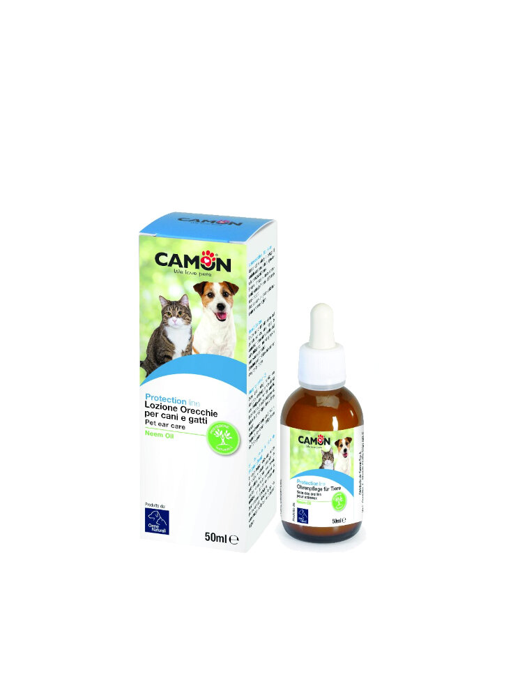 Lozione orecchie olio di neem cani e gatti 50 ml Camon €12.40