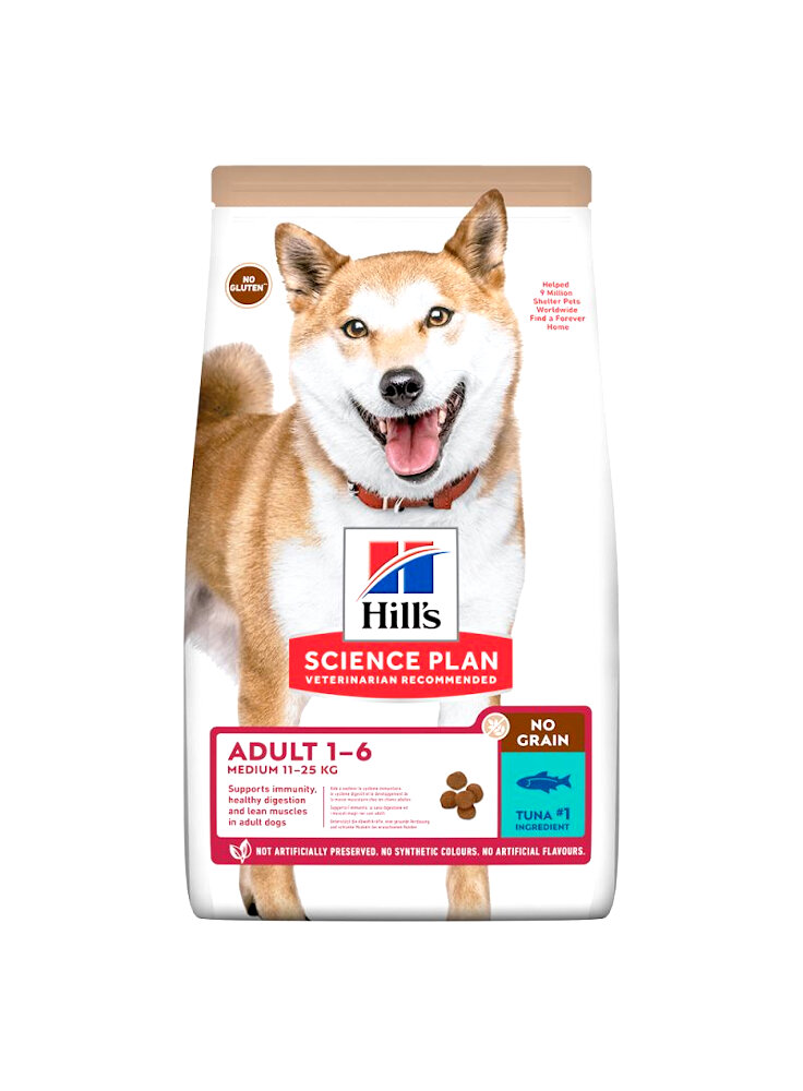 Hill's adult no grain alimento per cani a base di Tonno