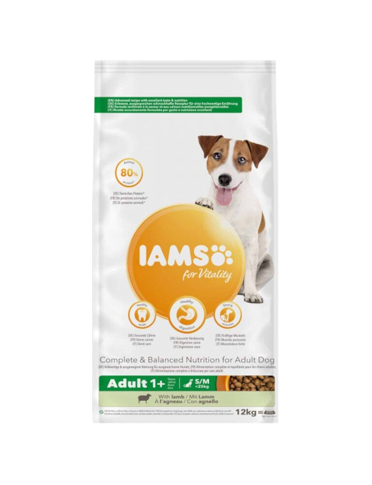 Iams Naturally Dog Adult All Breeds Agnello