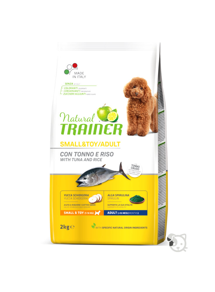 Trainer adult tonno e riso small&toy 2kg
