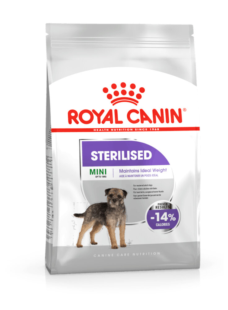 Mini sterilised cane Royal canin