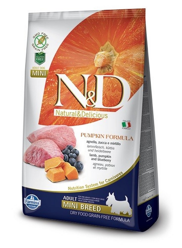 Nd dog zucca mini puppy agnello e mirtillo