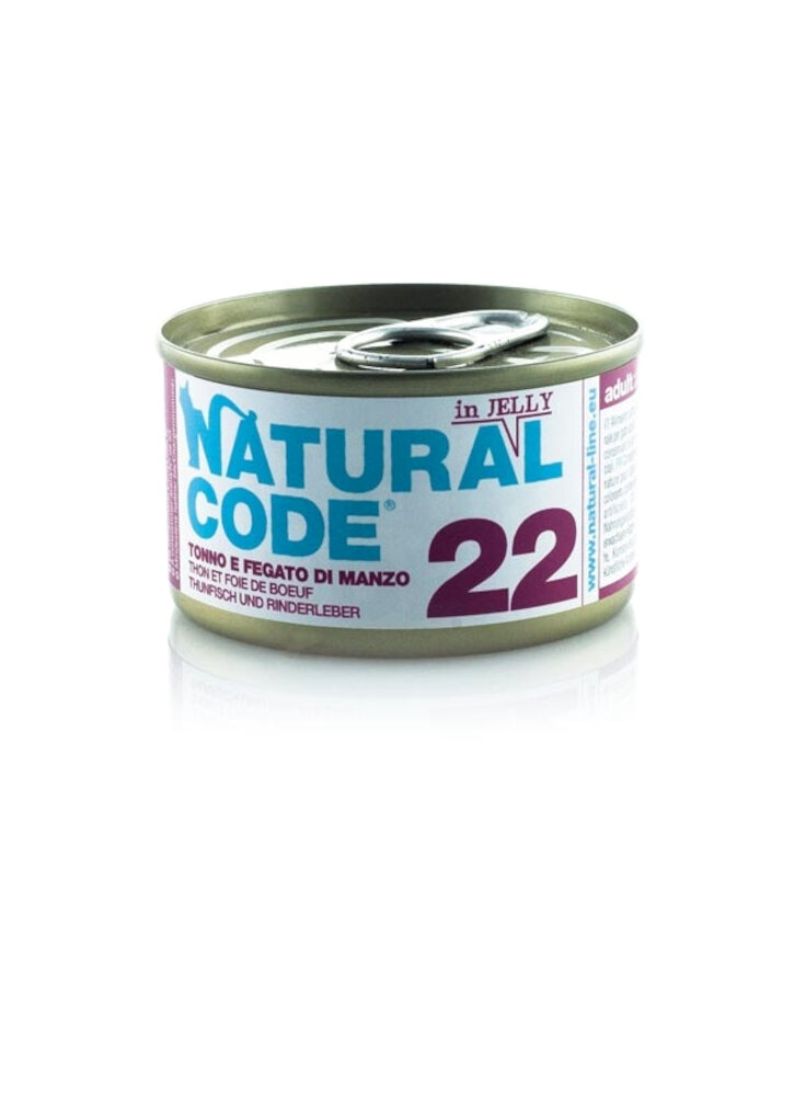 code-22-tonno-e-fegato-di-manzo-jelly-85g-lattina-cat