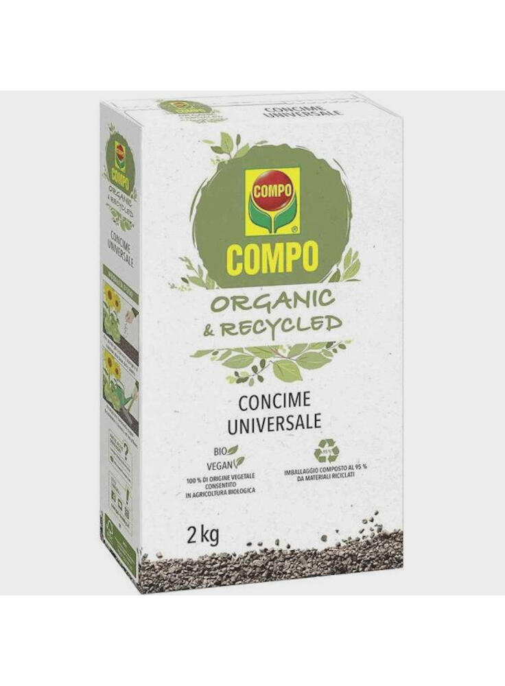 Compo Organic & Recycled Concime in Scatola/Liquido Universale