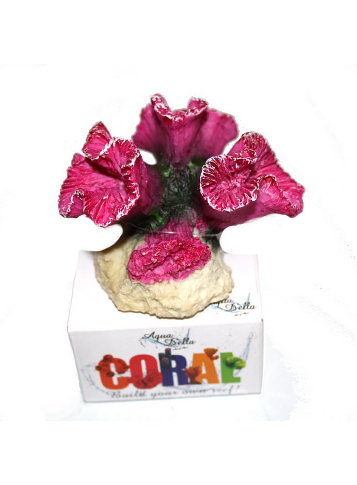 Decorazione per acquari Coral Syphylia viola