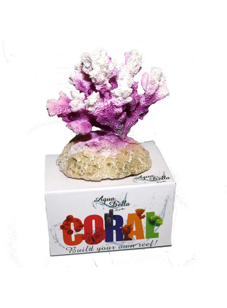 Decorazione per acquari Coral Cauliflora viola