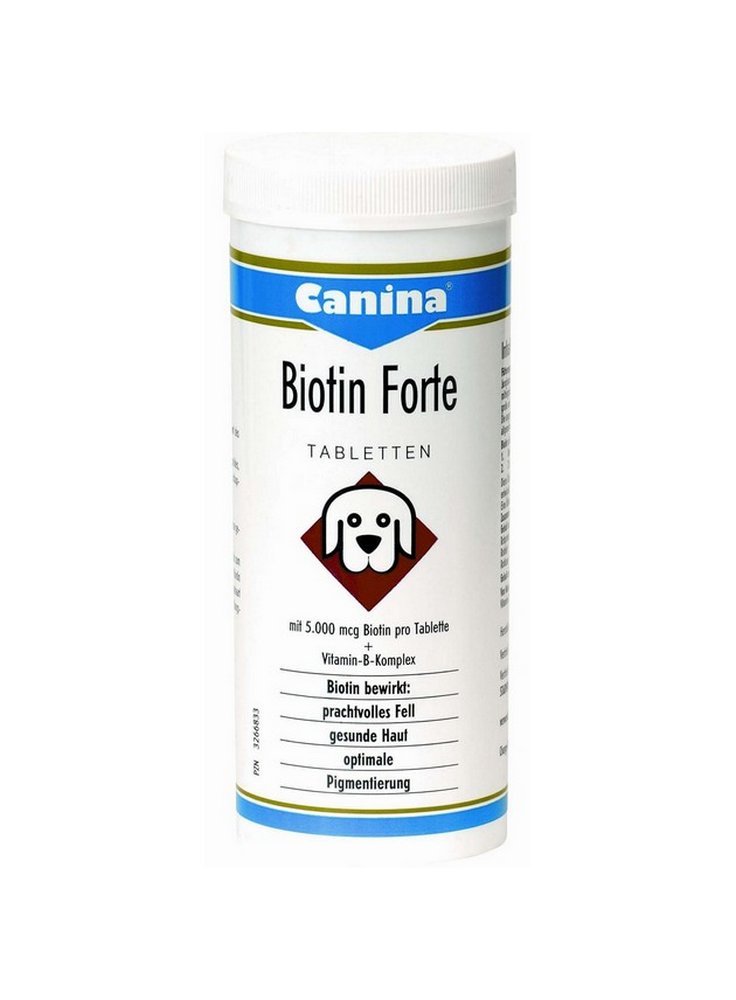 Canina Biotin integratori di biotina vitamina H per pelo e cute